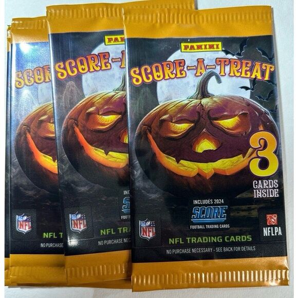 (10 packs) 2024 Score Football ‘Score -A-Treat’ cards 30 total cards NEW - Picture 1 of 5